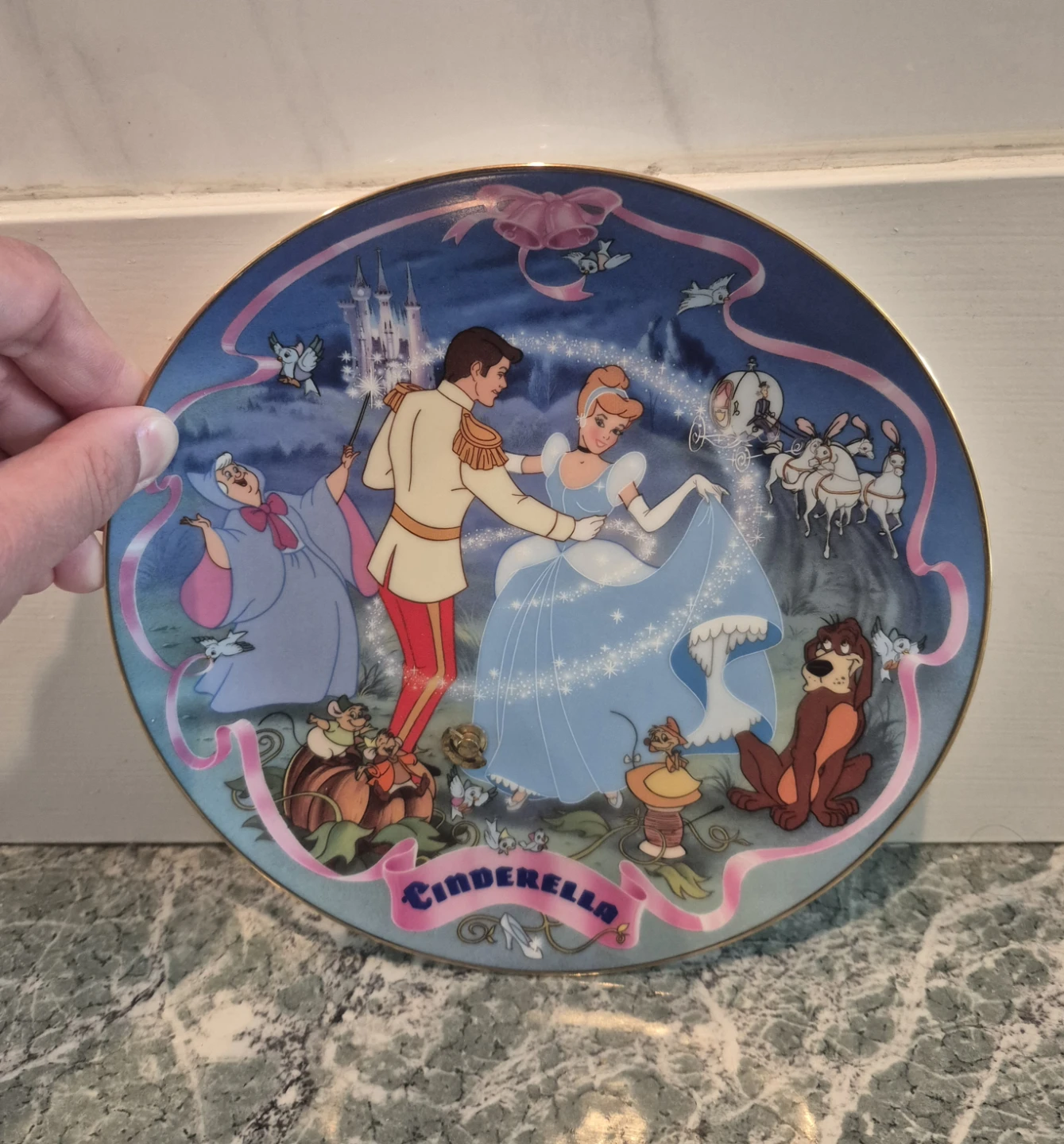 "Cinderella's Wish Come True" Disney's Musical Plate