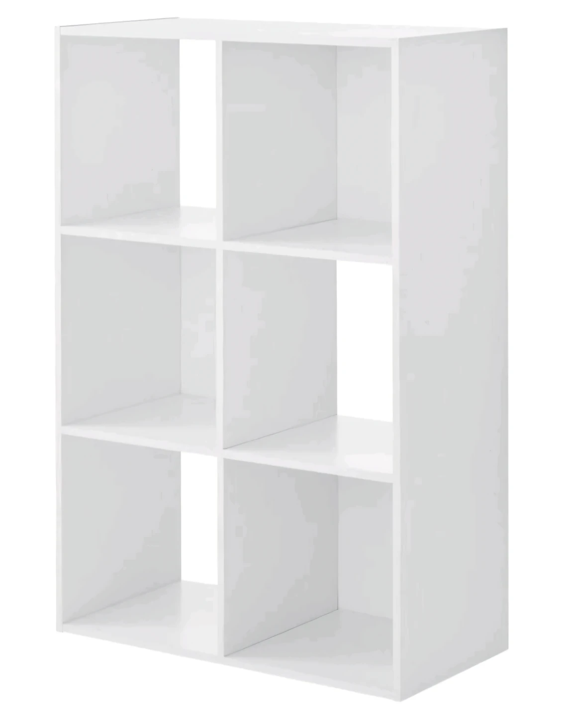 Mainstays 6-Cube Organizer, White