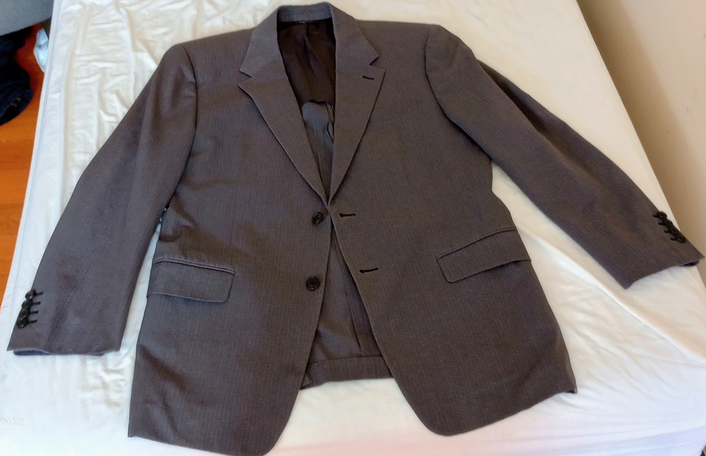 Prada Men's Gray Pinstripe Blazer