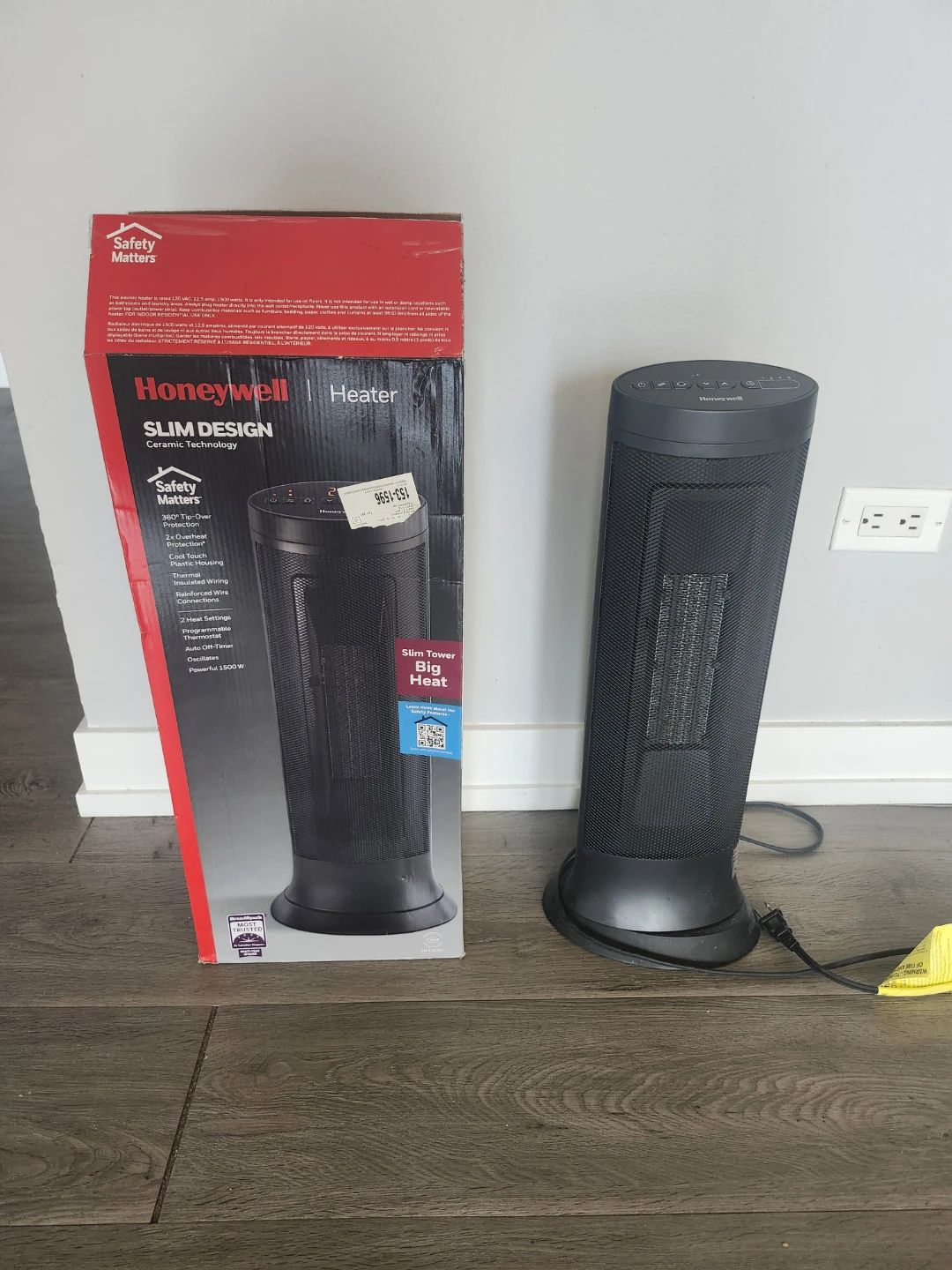 Honeywell Slim Ceramic Tower Heater