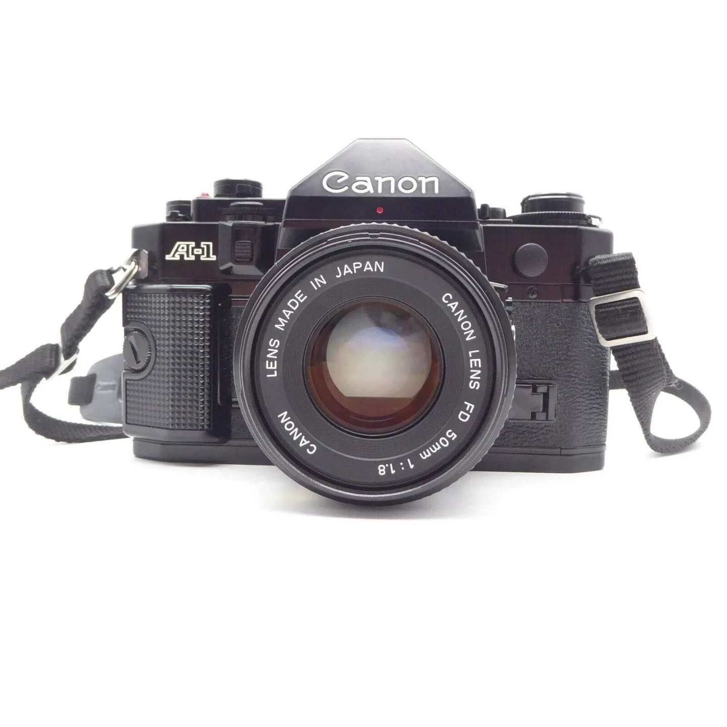 Canon A-1 SLR Camera with 50mm f/1.8 Lens