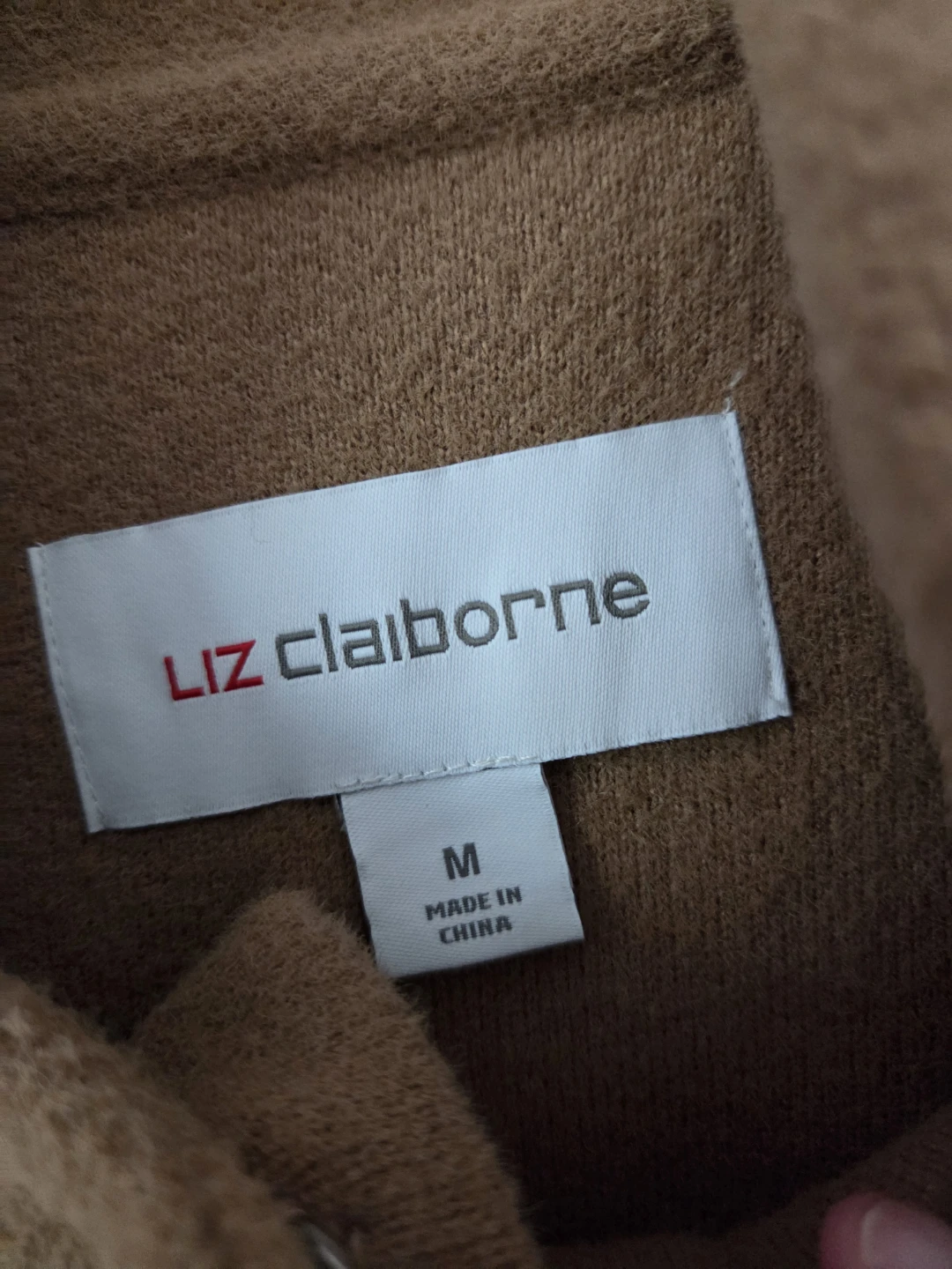 Liz Claiborne Camel Hooded Jacket - photo 4