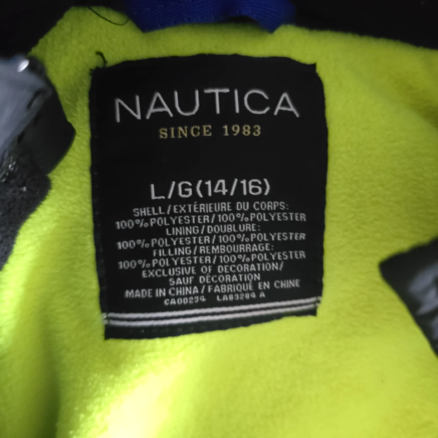 Nautica Puffer Jacket Size L/G (14/16)