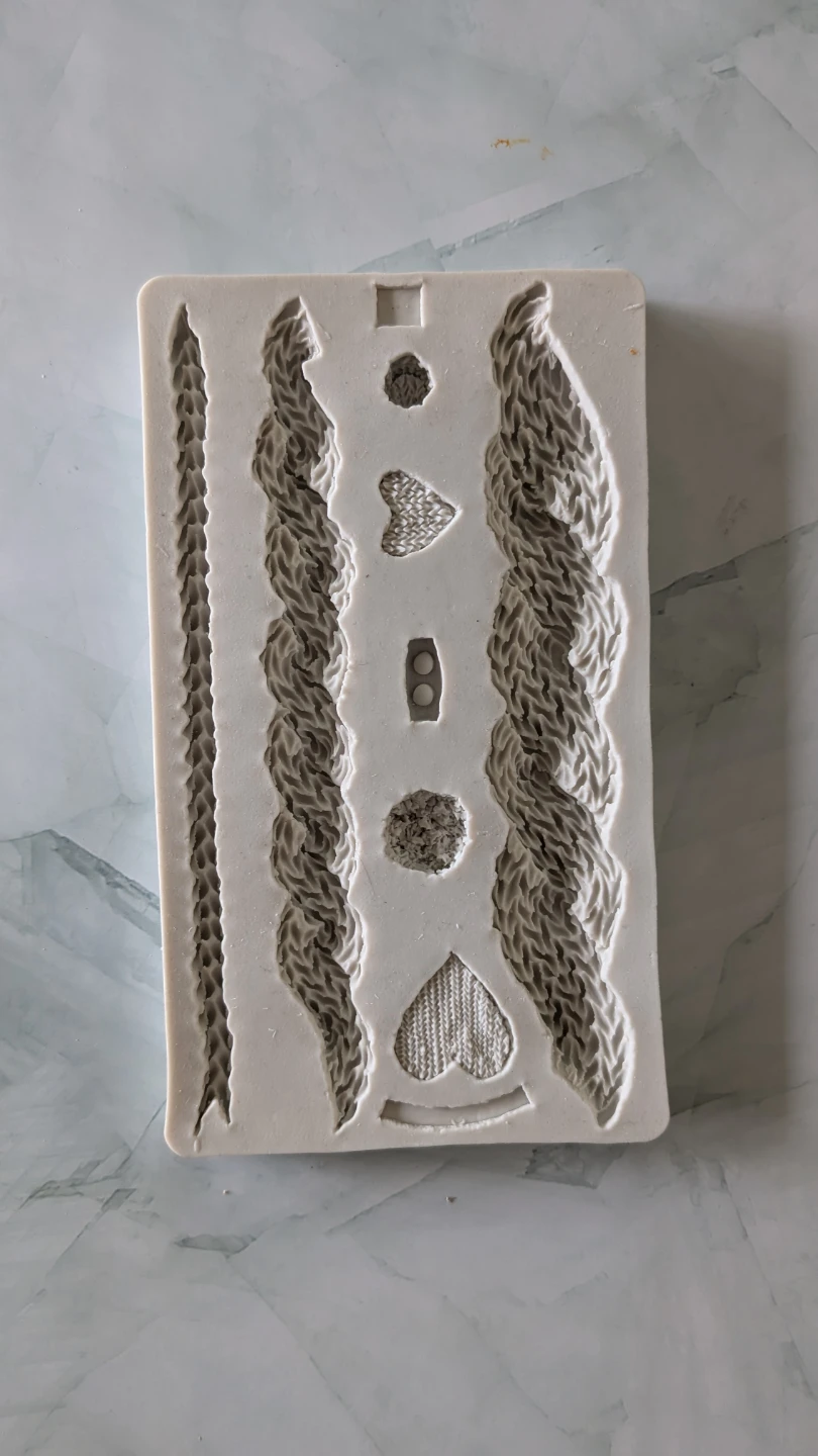 Silicone Knitting Texture Mould