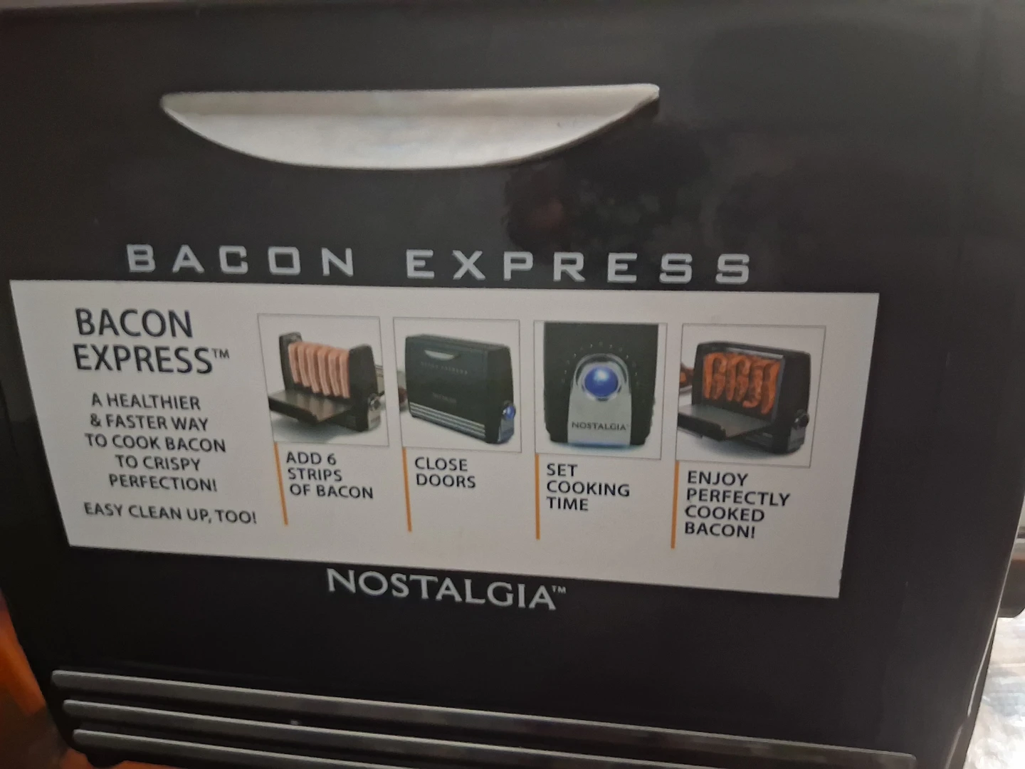 Nostalgia Bacon Express Crispy Bacon Cooker - photo 2