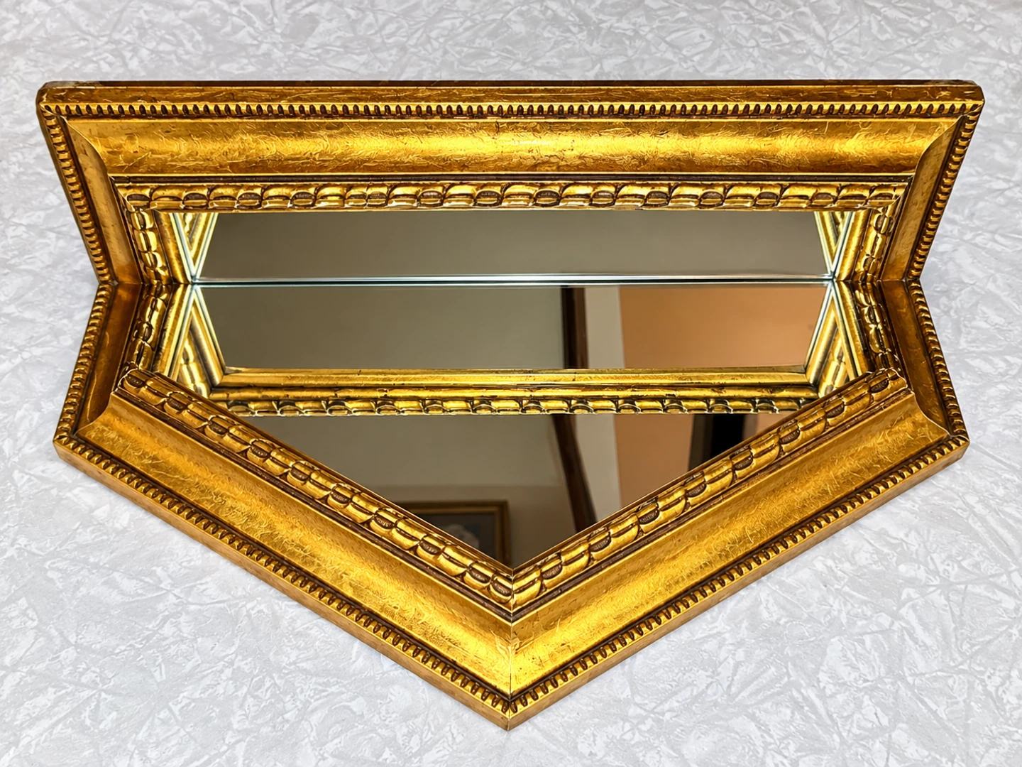 Vintage style gold decorative mirror - photo 2