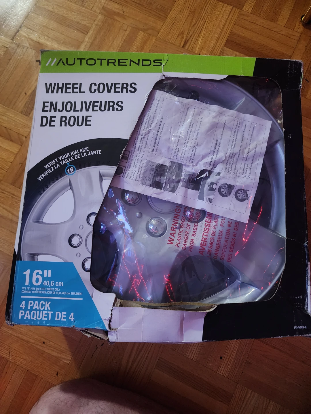 Autotrends 16" Wheel Covers - 4 Pack