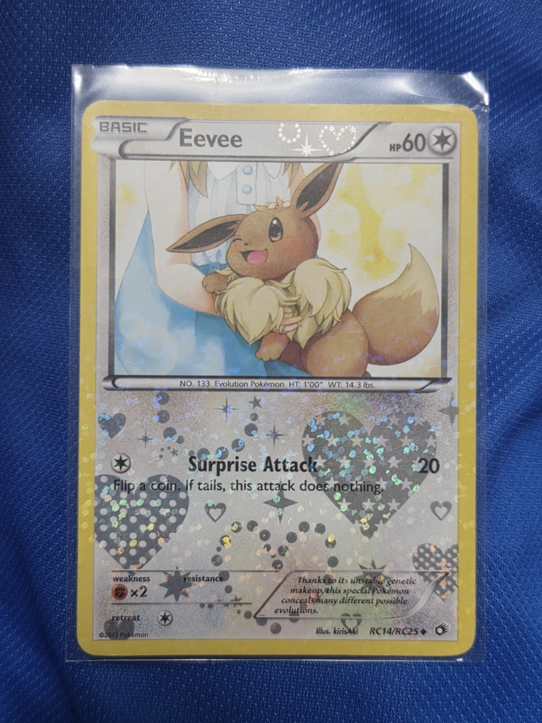 Eevee Pokemon Card RC14/RC25