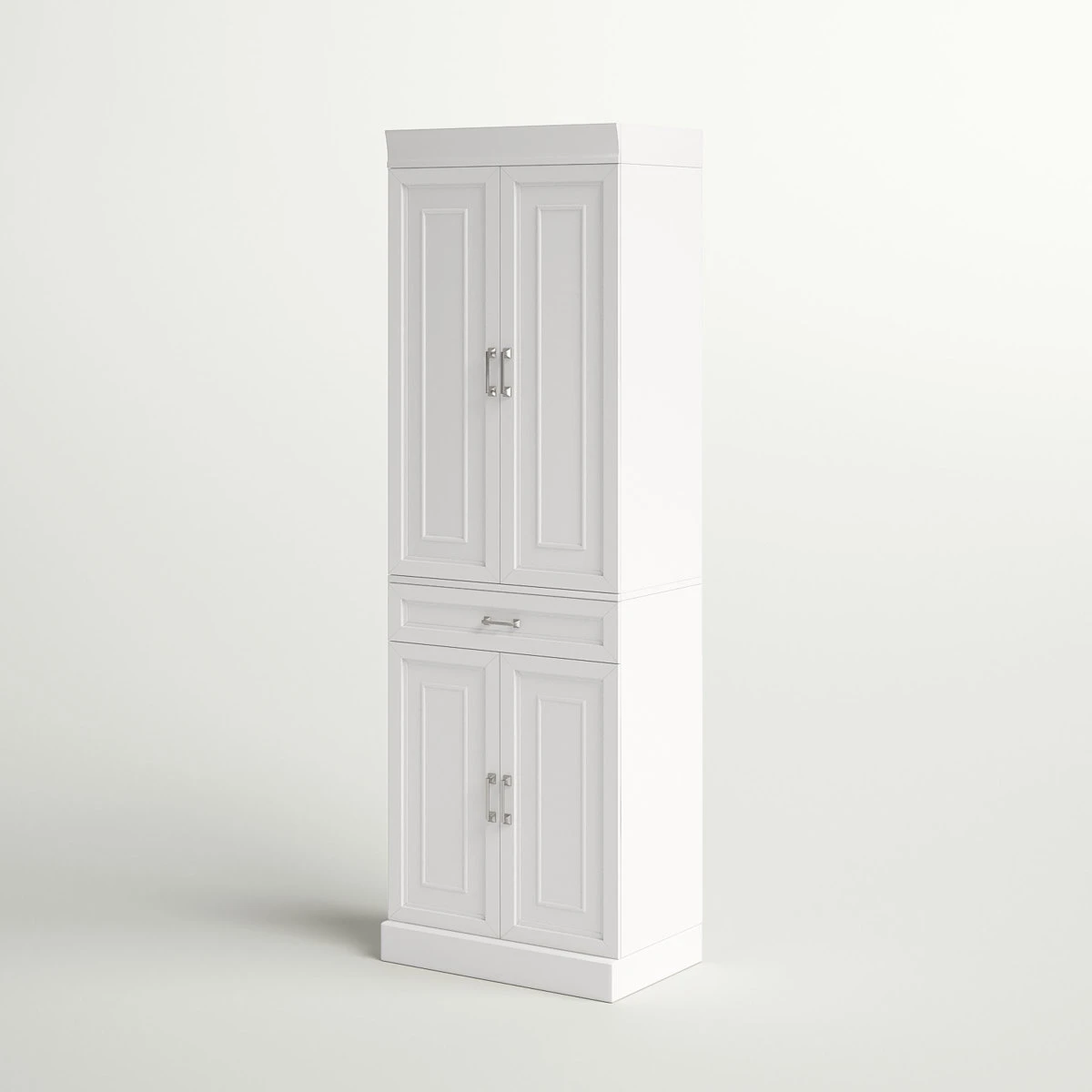 White Kitchen Pantry Cabinet Storage Cupboard – 78” Tall - photo 3
