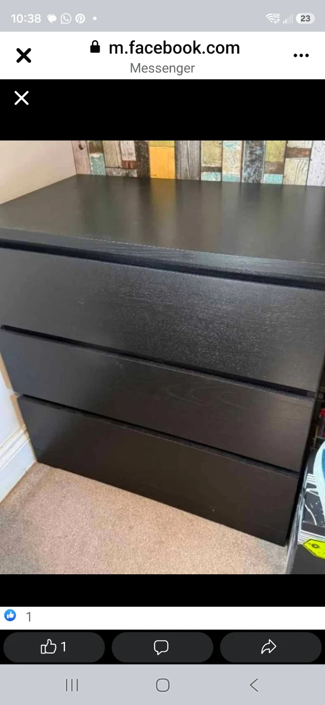 IKEA MALM 3-drawer chest - photo 3