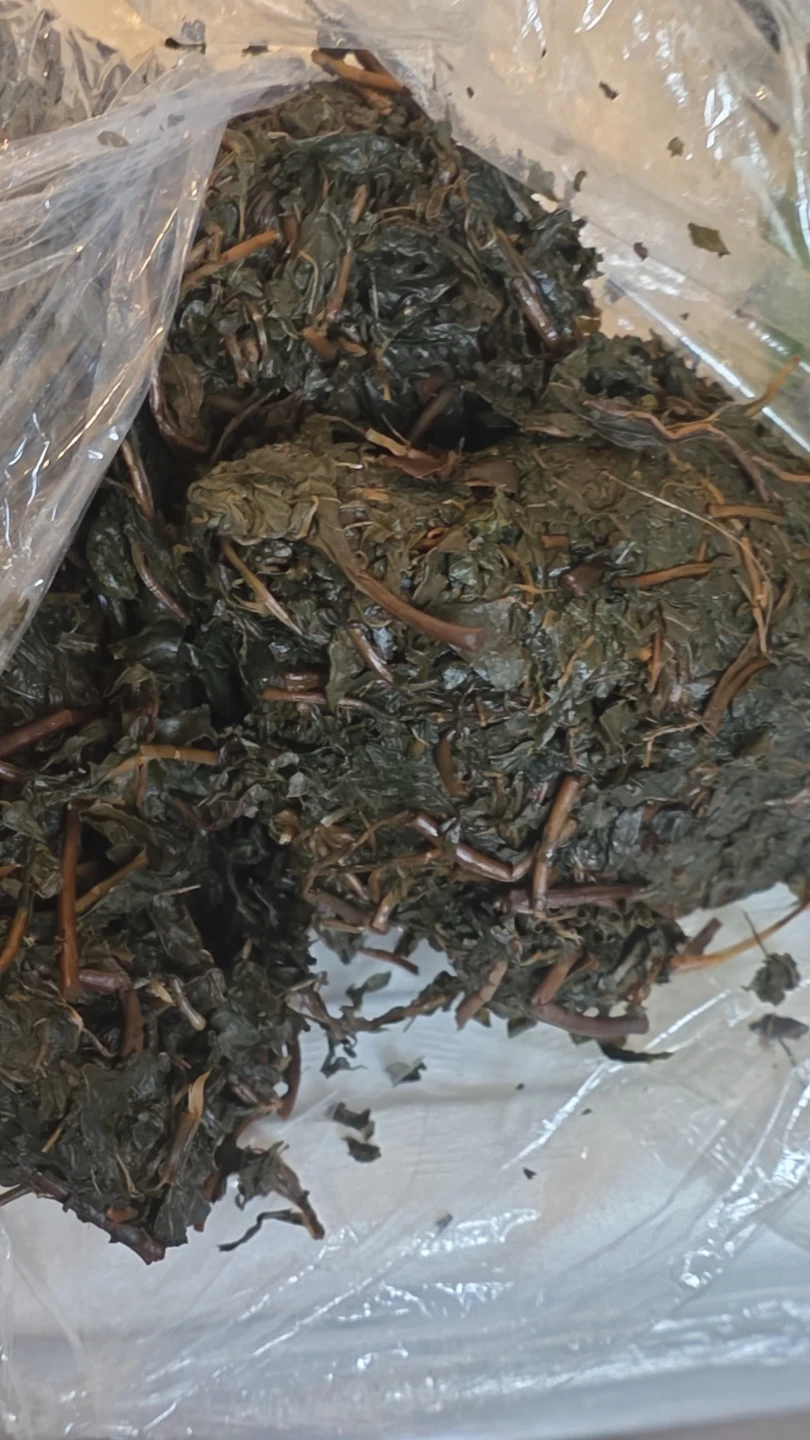 Washed bitter leaves