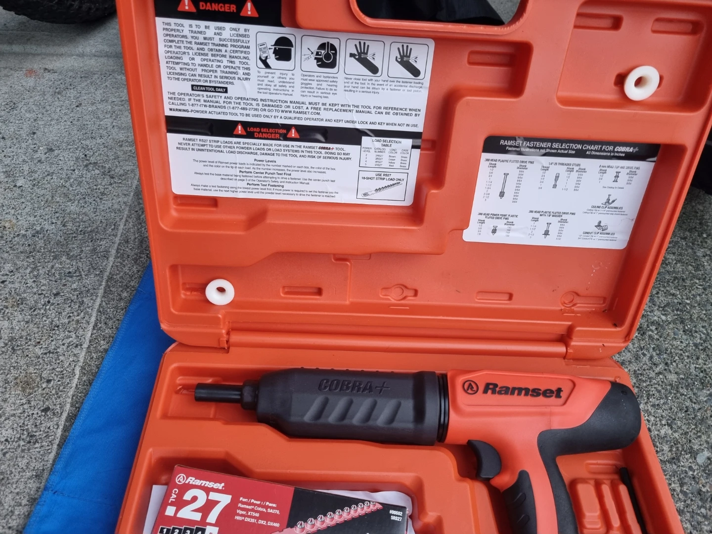 Ramset Cobra+ Powder Actuated Tool Kit - photo 2