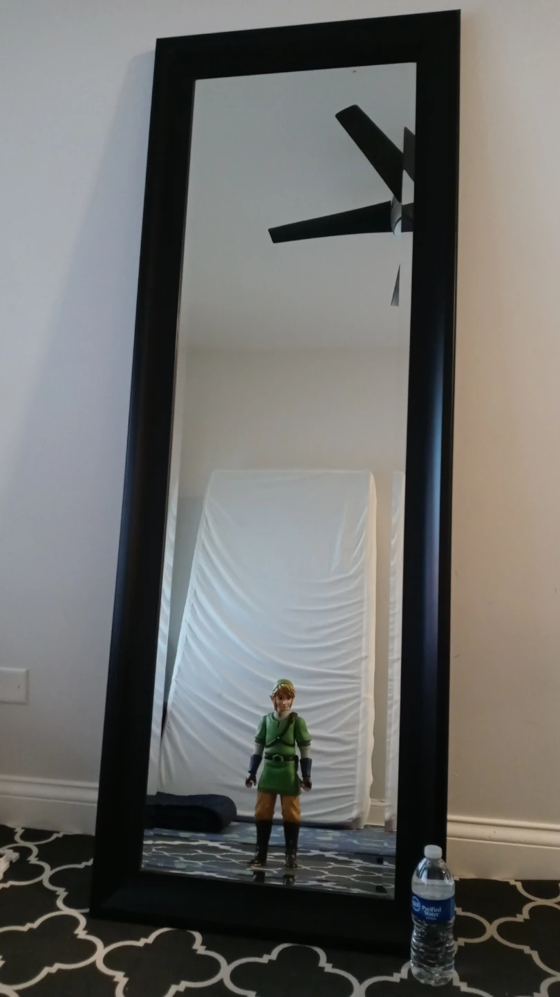 Tall Black Framed Full Length Mirror