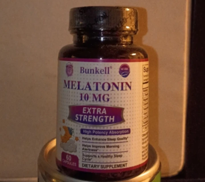 Bunkell Melatonin 10mg Extra Strength Dietary Supplement 🏈