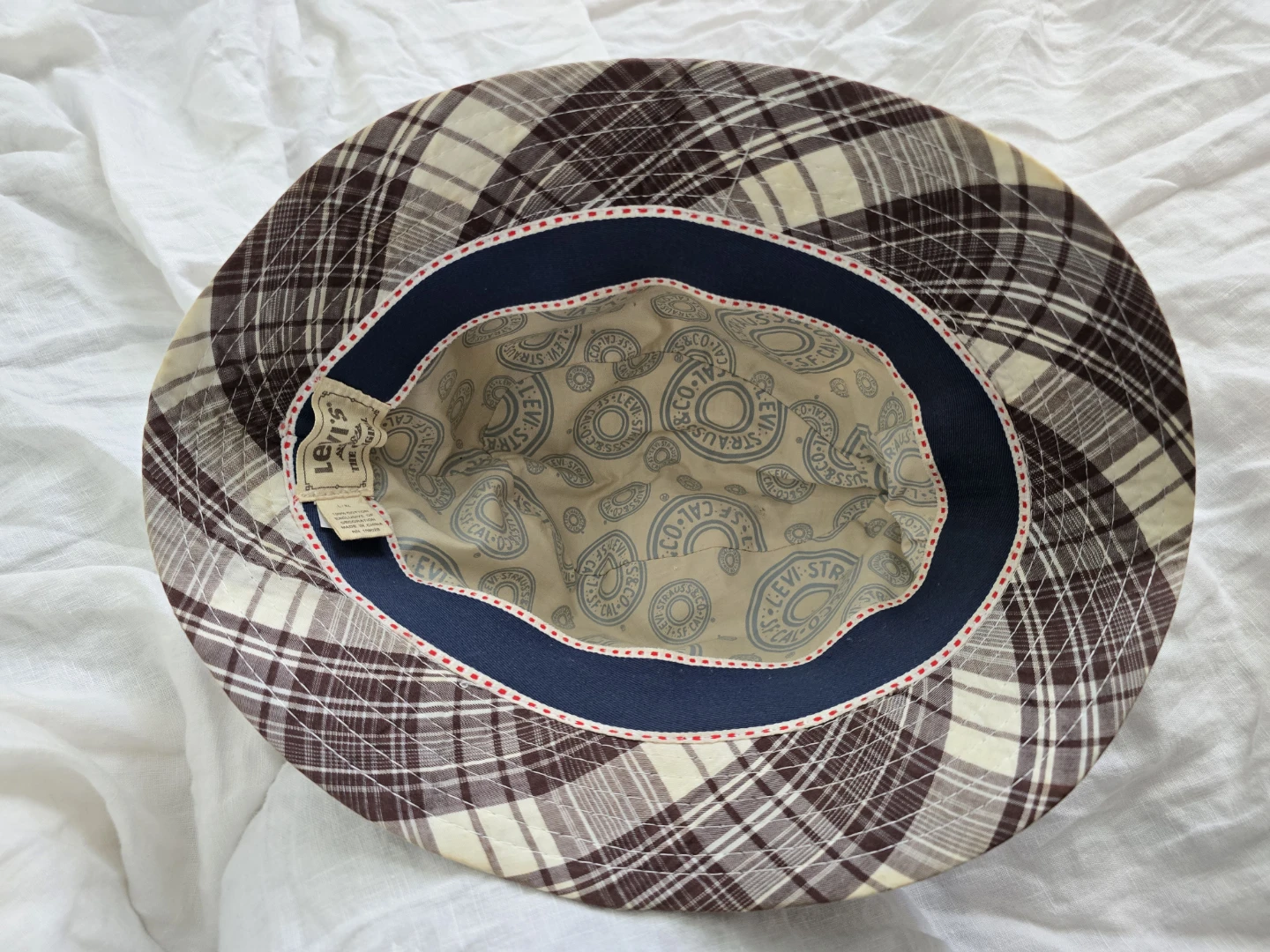🏈Levi's Plaid Bucket Hat - photo 3