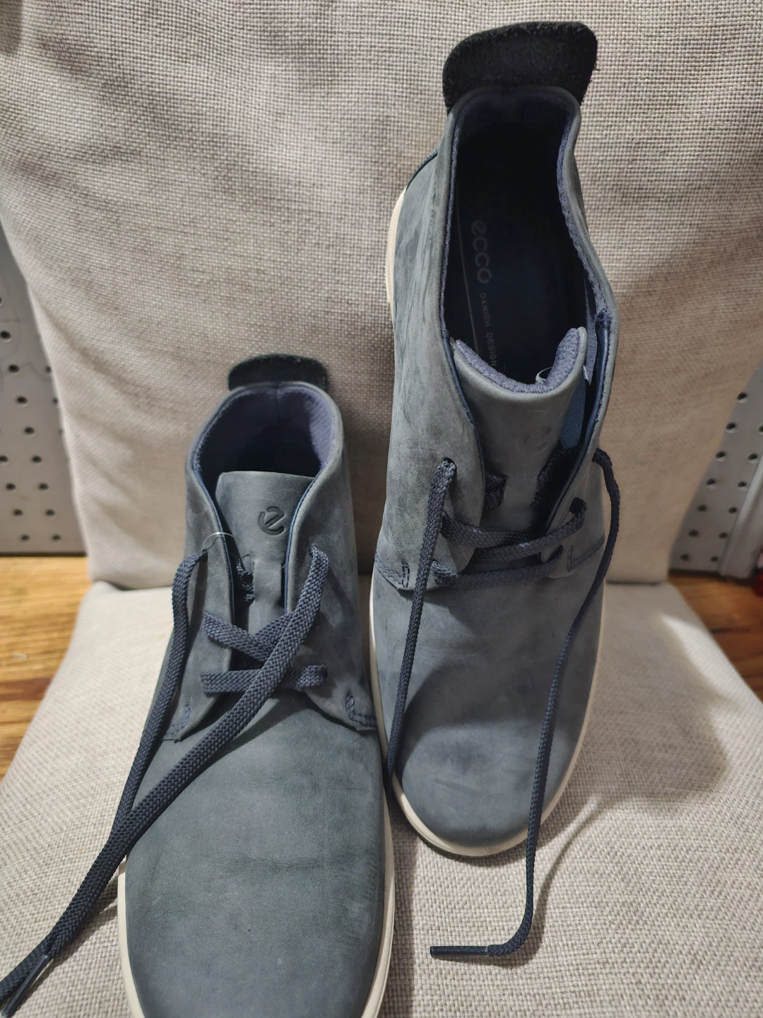 Ecco Hydromax Chukka Boots Blue