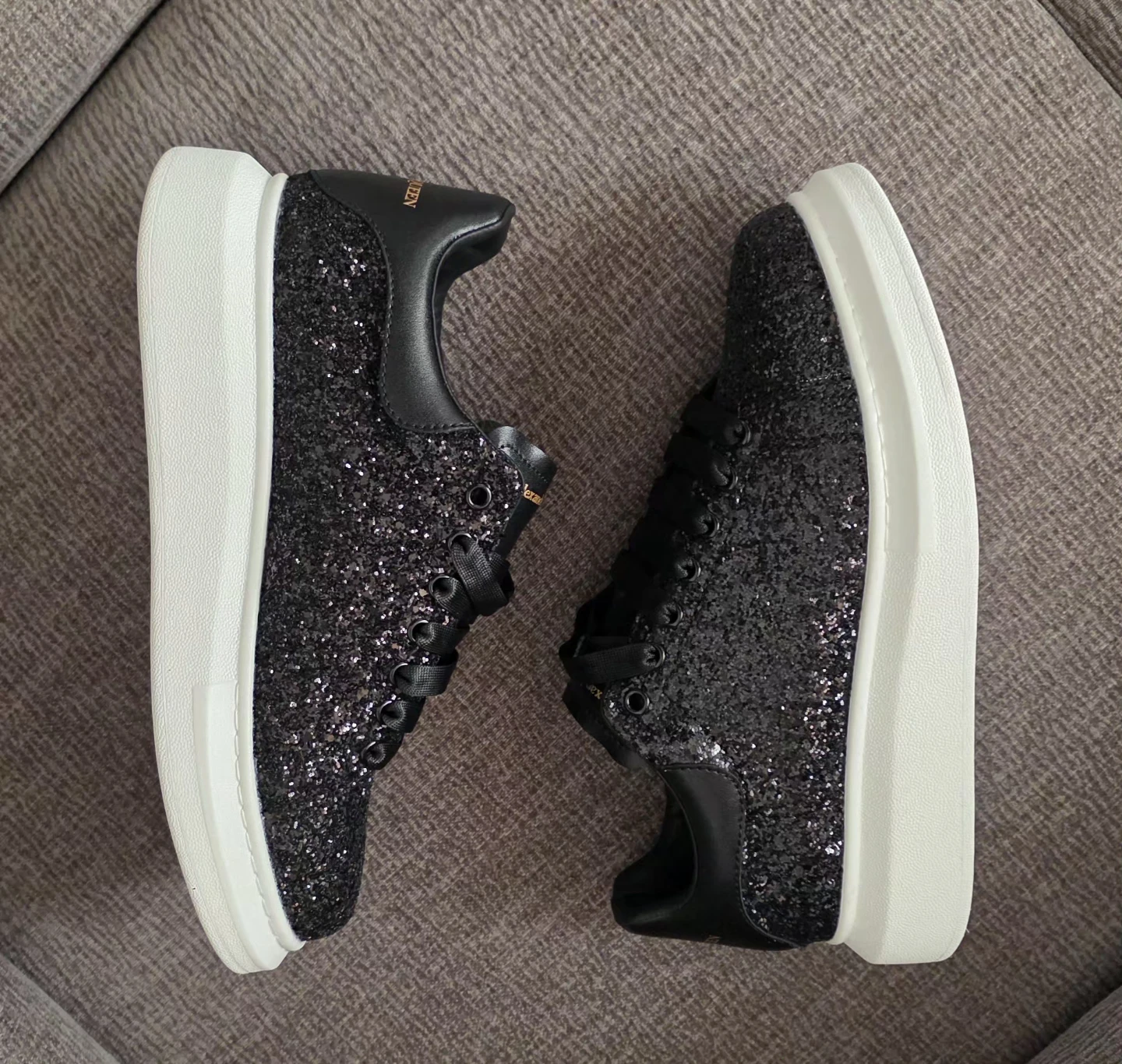 Alexander McQueen Black Glitter - photo 3