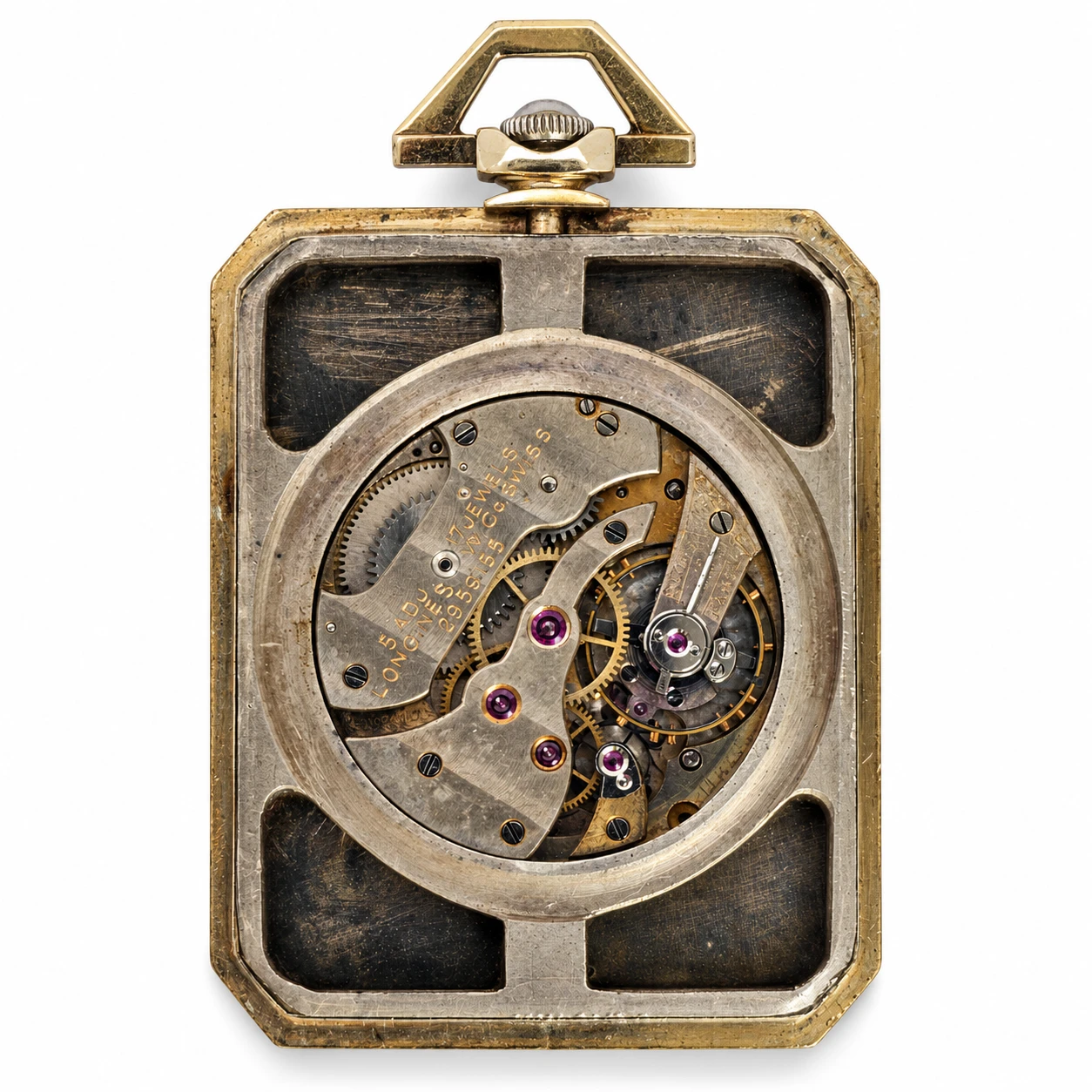 Longines circa 1913 Pocket/Pendant Watch — 20K White Gold - photo 5