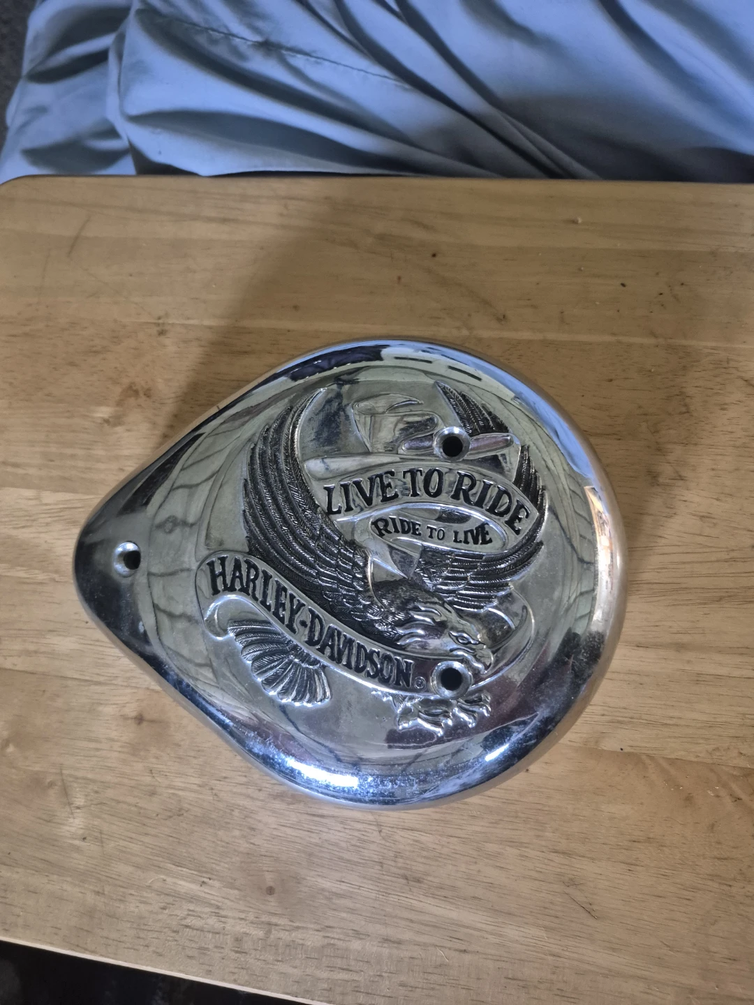 Harley-Davidson Live to Ride Air Cleaner Cover - photo 2