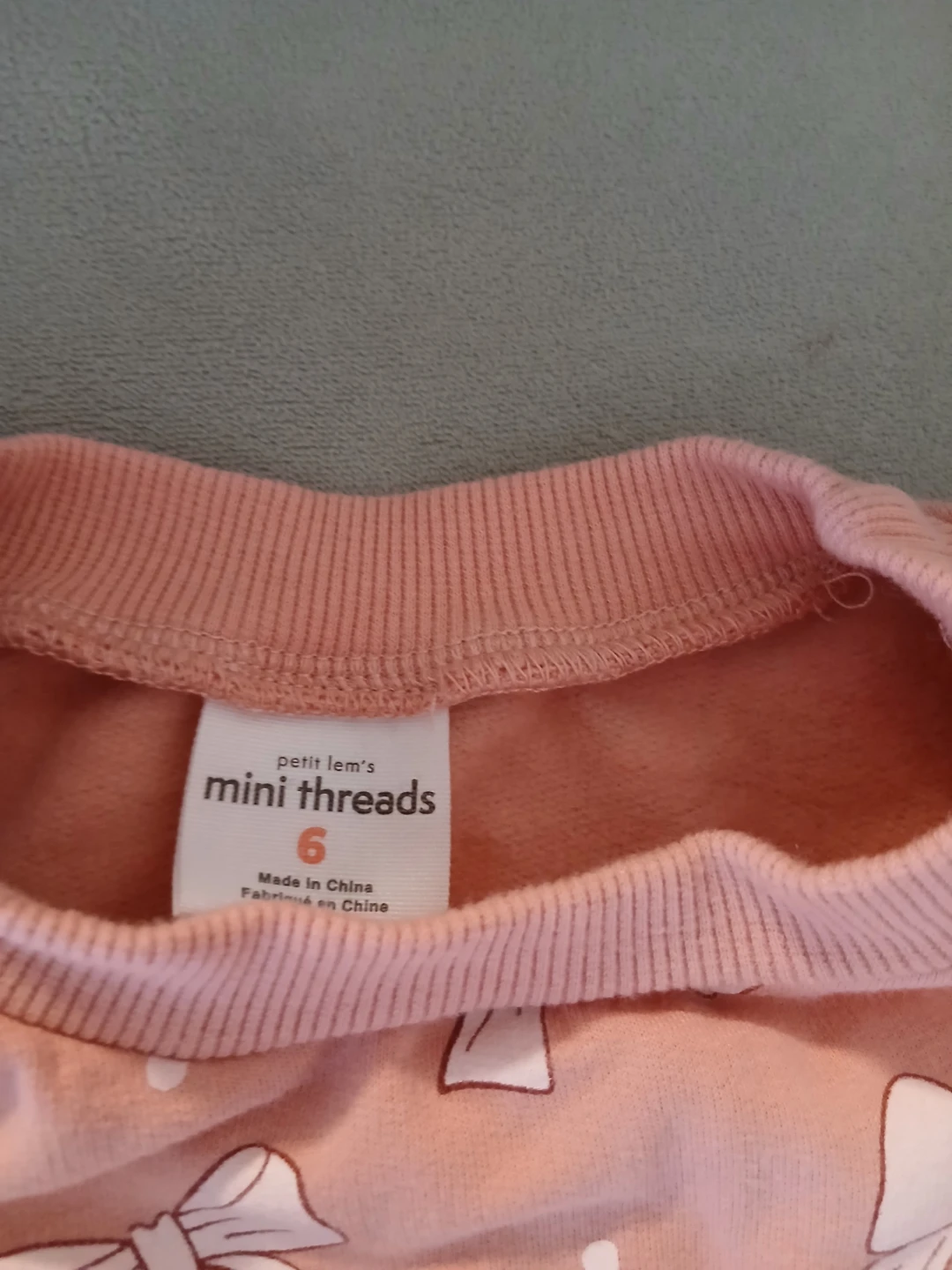 Petit Lem Mini Threads Bow Sweater Size 6 - photo 2