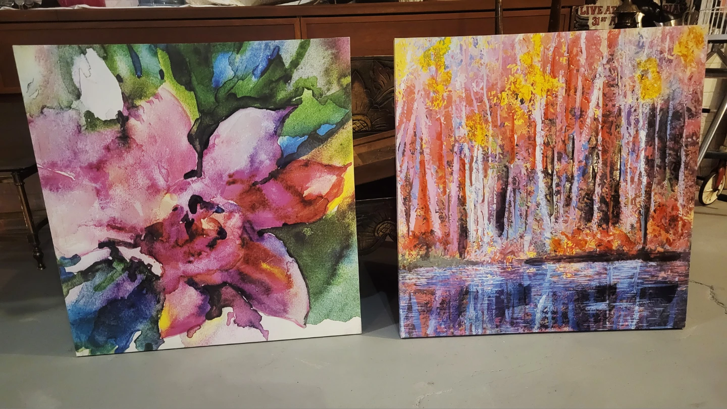 Set of Extra Large canvas wall art prints