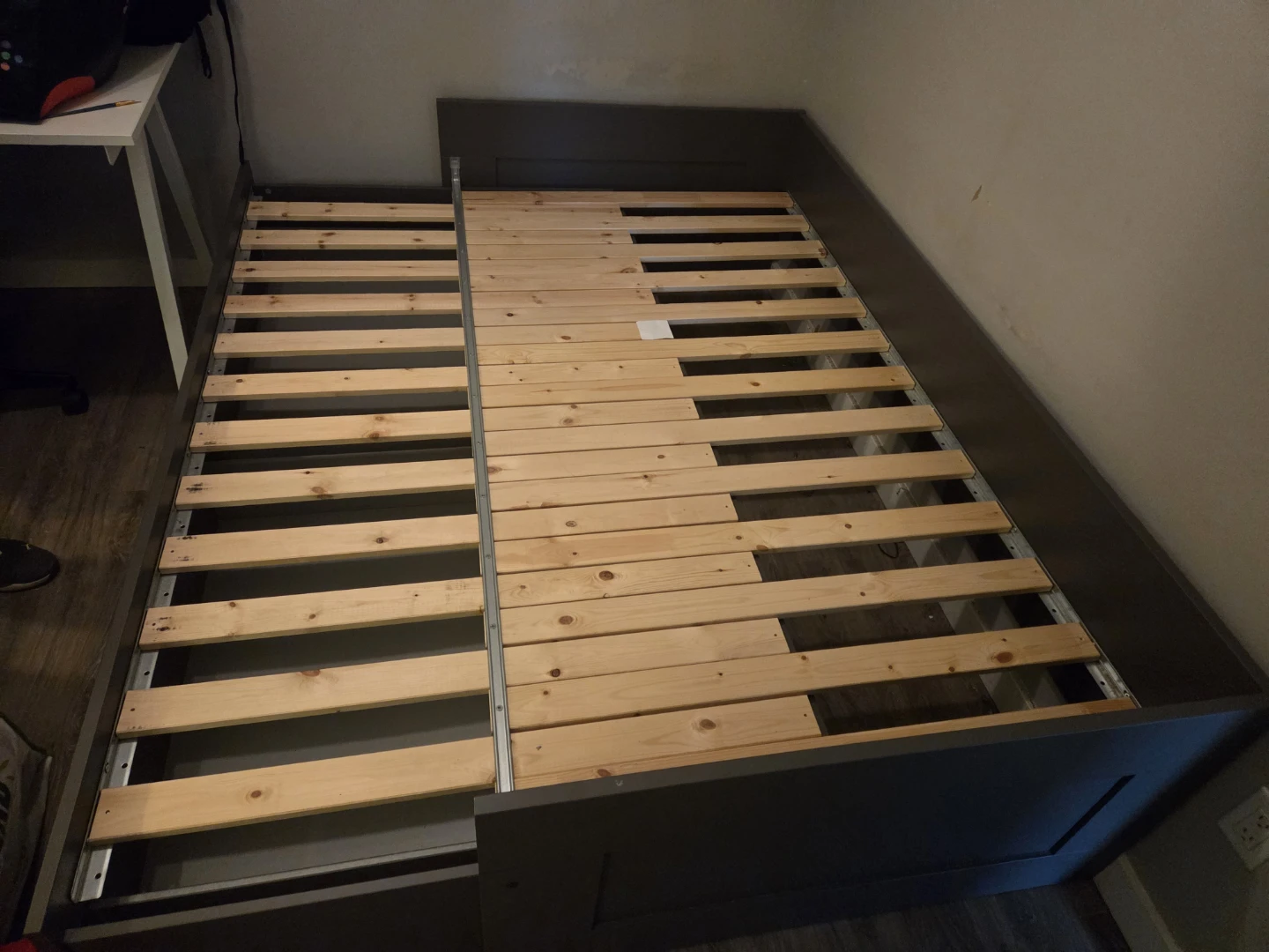 IKEA Brimnes Bed Frame with Storage - photo 5