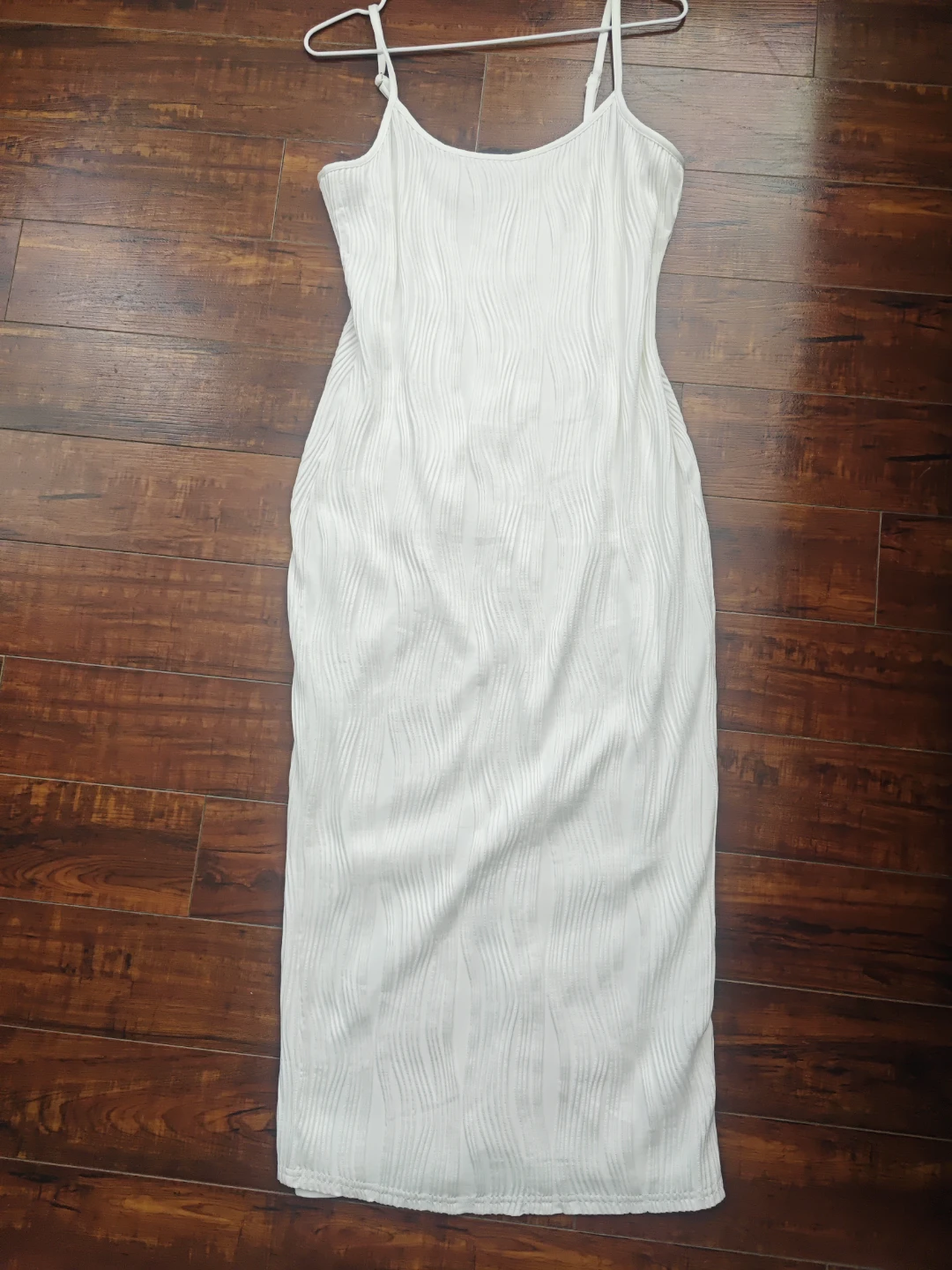 PrettyGarden White Midi Dress
