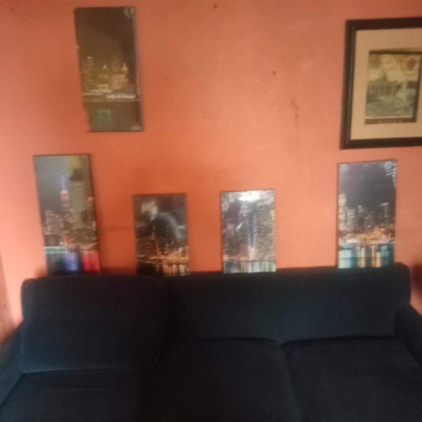 Set of 4 Cityscape Canvas Wall Art Prints
