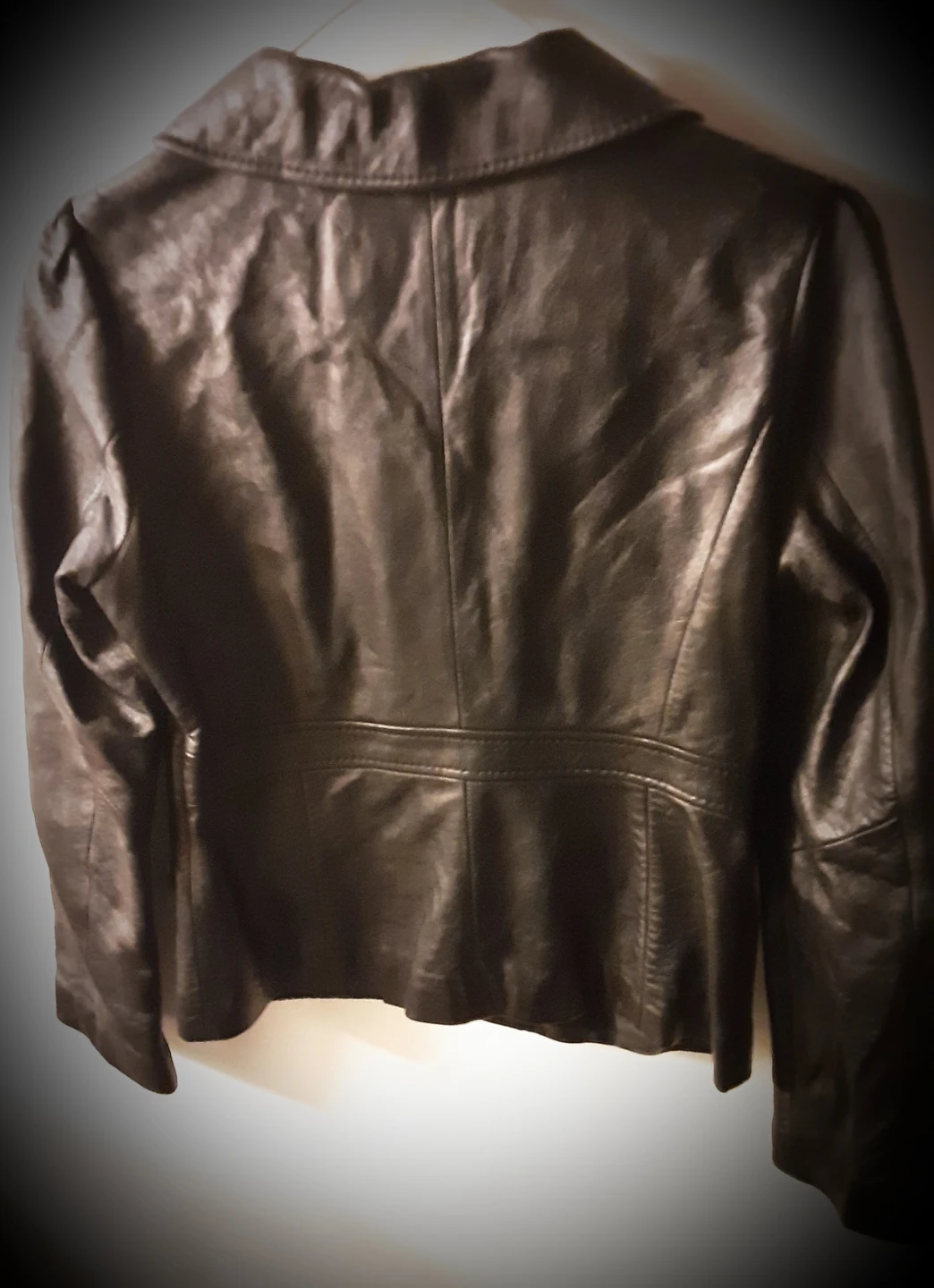 Chiffons Lim Tae Young Black Leather Jacket - photo 2