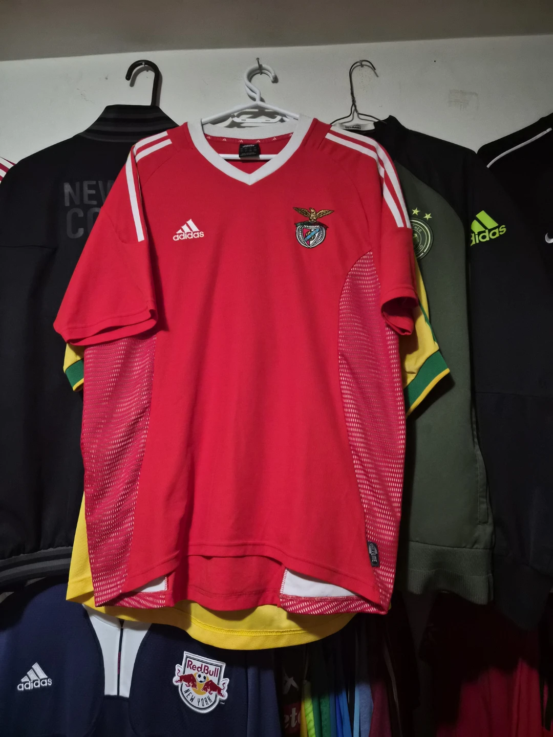 Vintage SL Benfica adidas Portugal soccerJersey