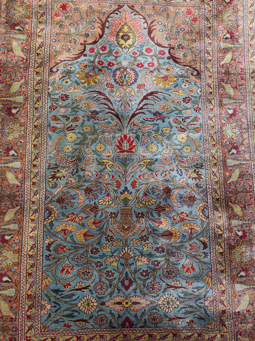 Rug Floral Design, Hereke Silk for Museum of Art - photo 2