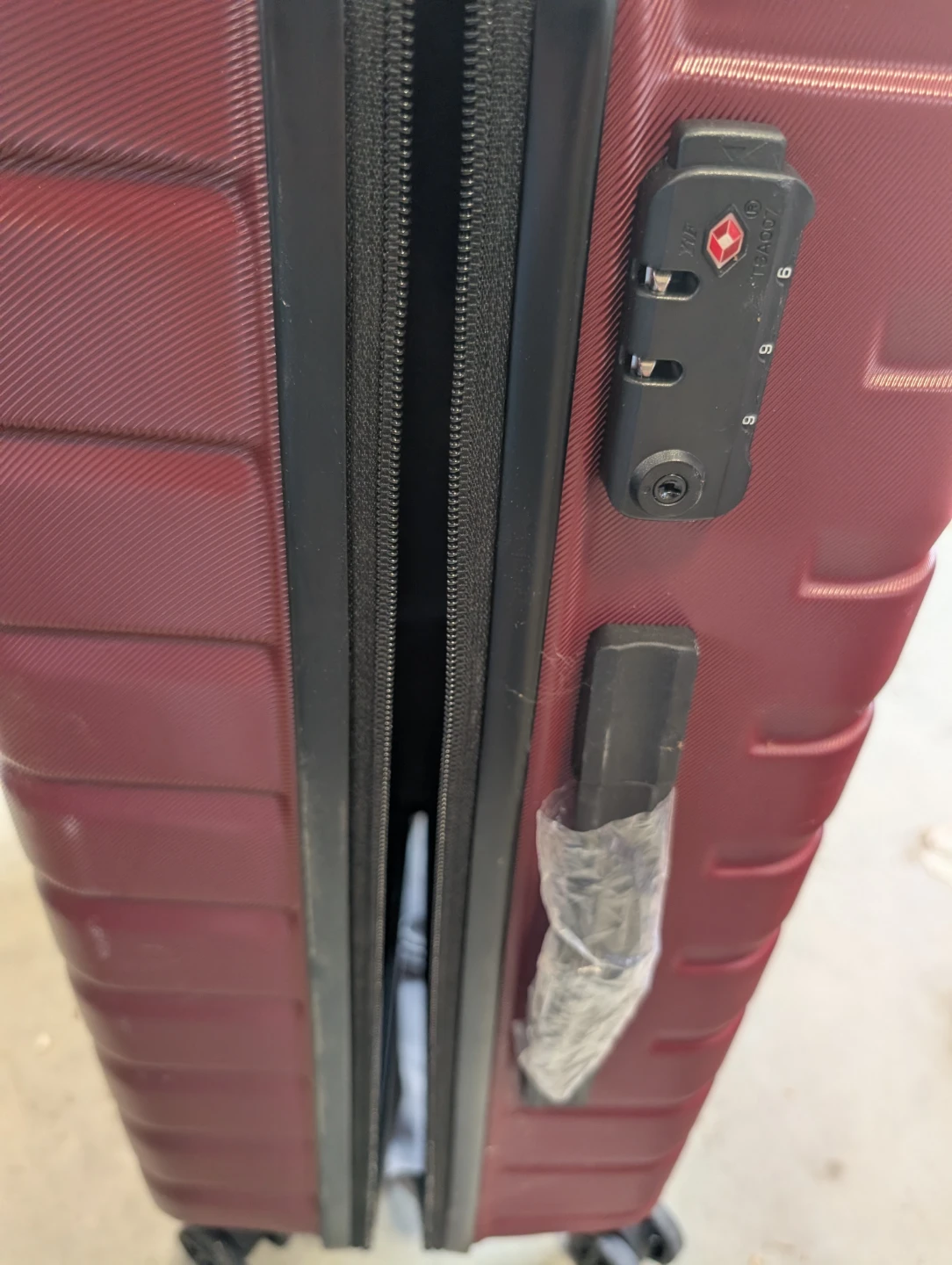 Red Hardside Carry-On Luggage - photo 2