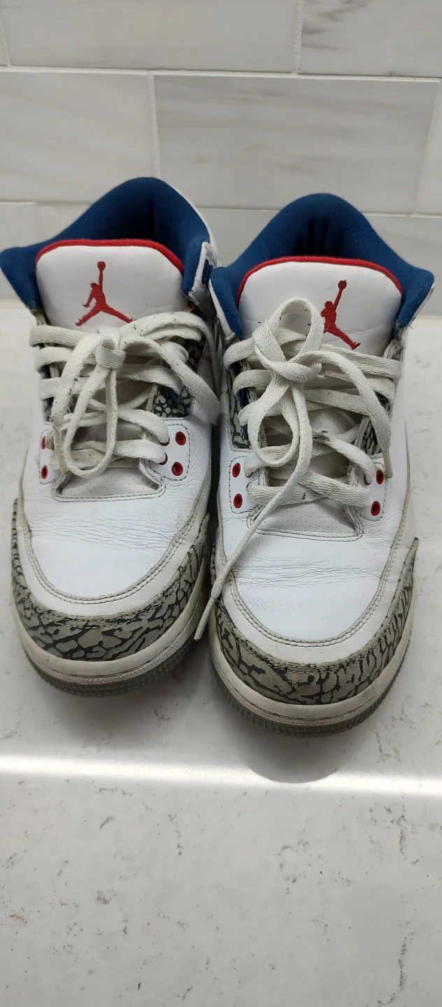 Nike Air Jordan 3 True Blue Sneakers size 6.5y