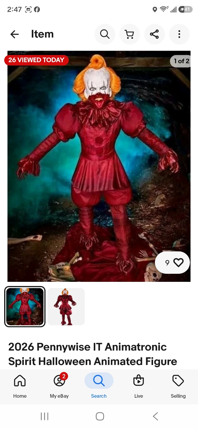 Spirit Halloween Pennywise Animatronic - photo 4