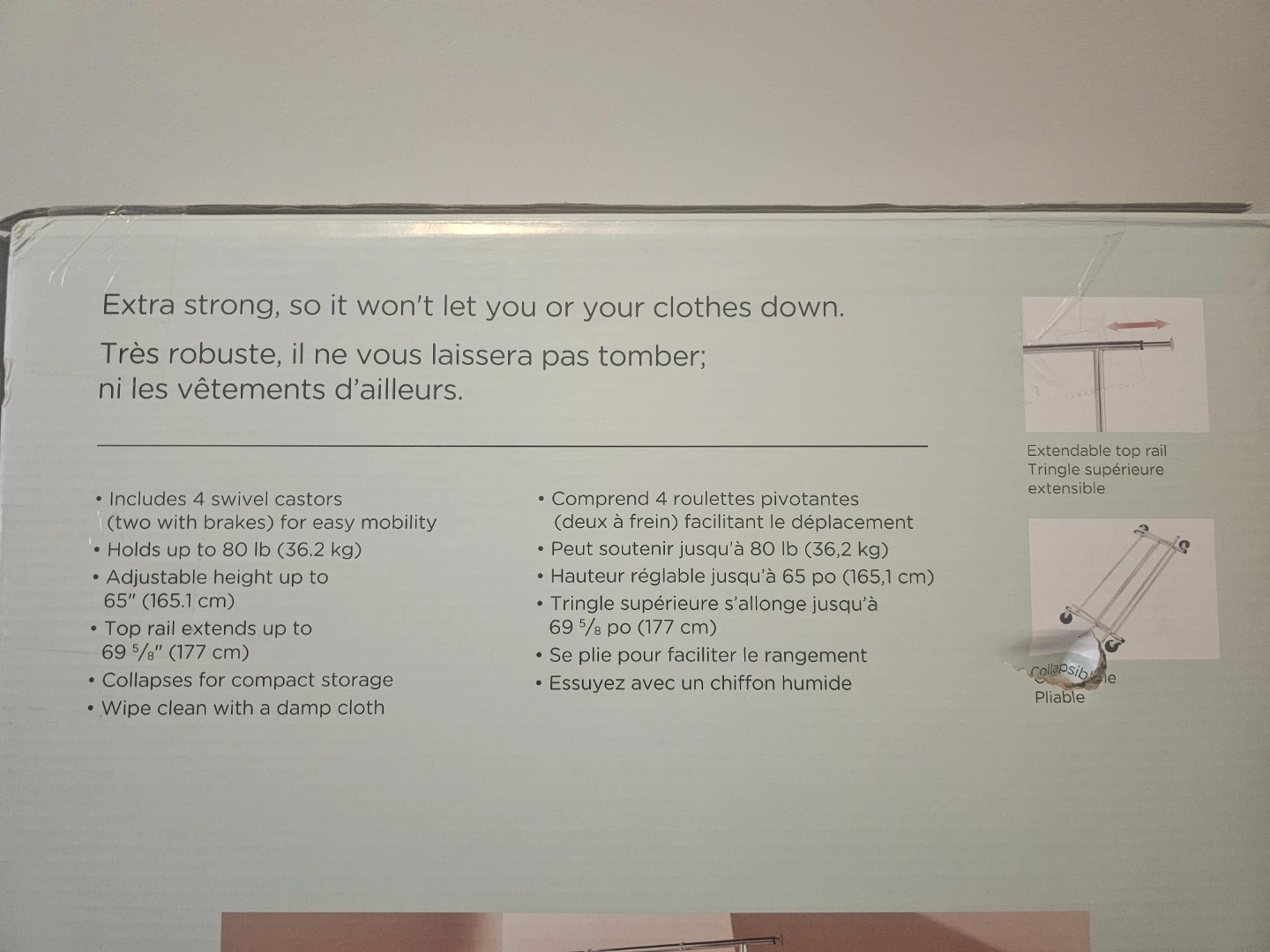 Garment Rack on Wheels - photo 3