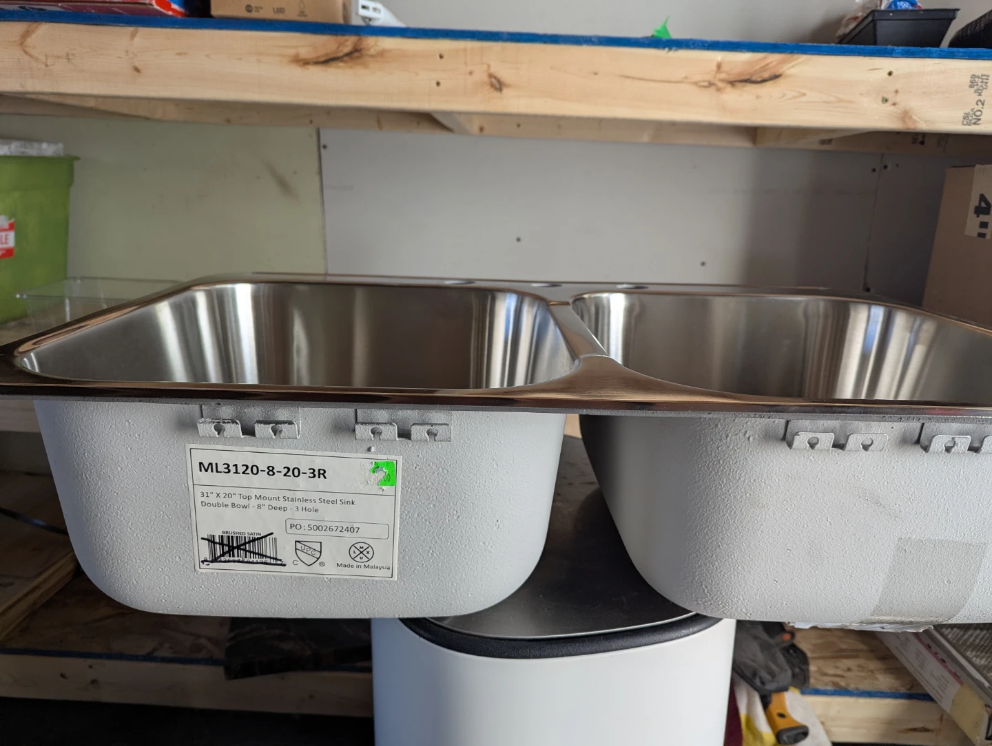 Stainless Steel Double Bowl Kitchen Sink - photo 2