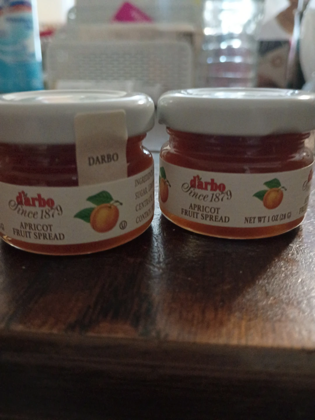 Darbo Apricot Fruit Spread - Mini Jars (28g each) - photo 2