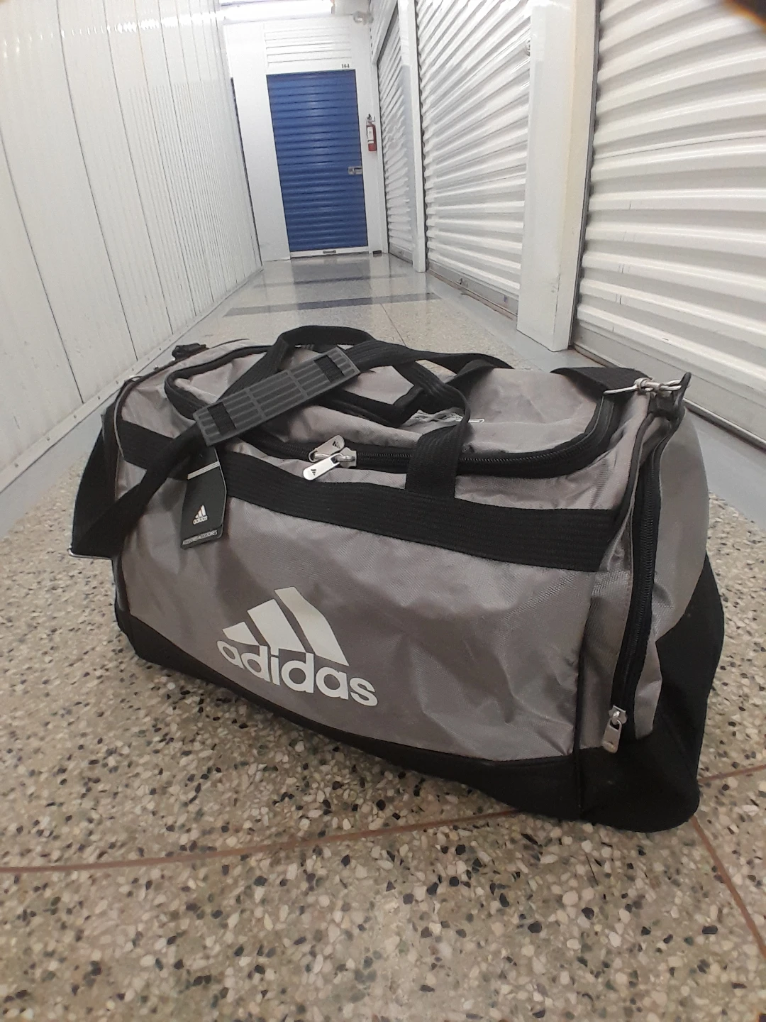 Adidas Grey Duffel Bag XL (60 X 30 CM