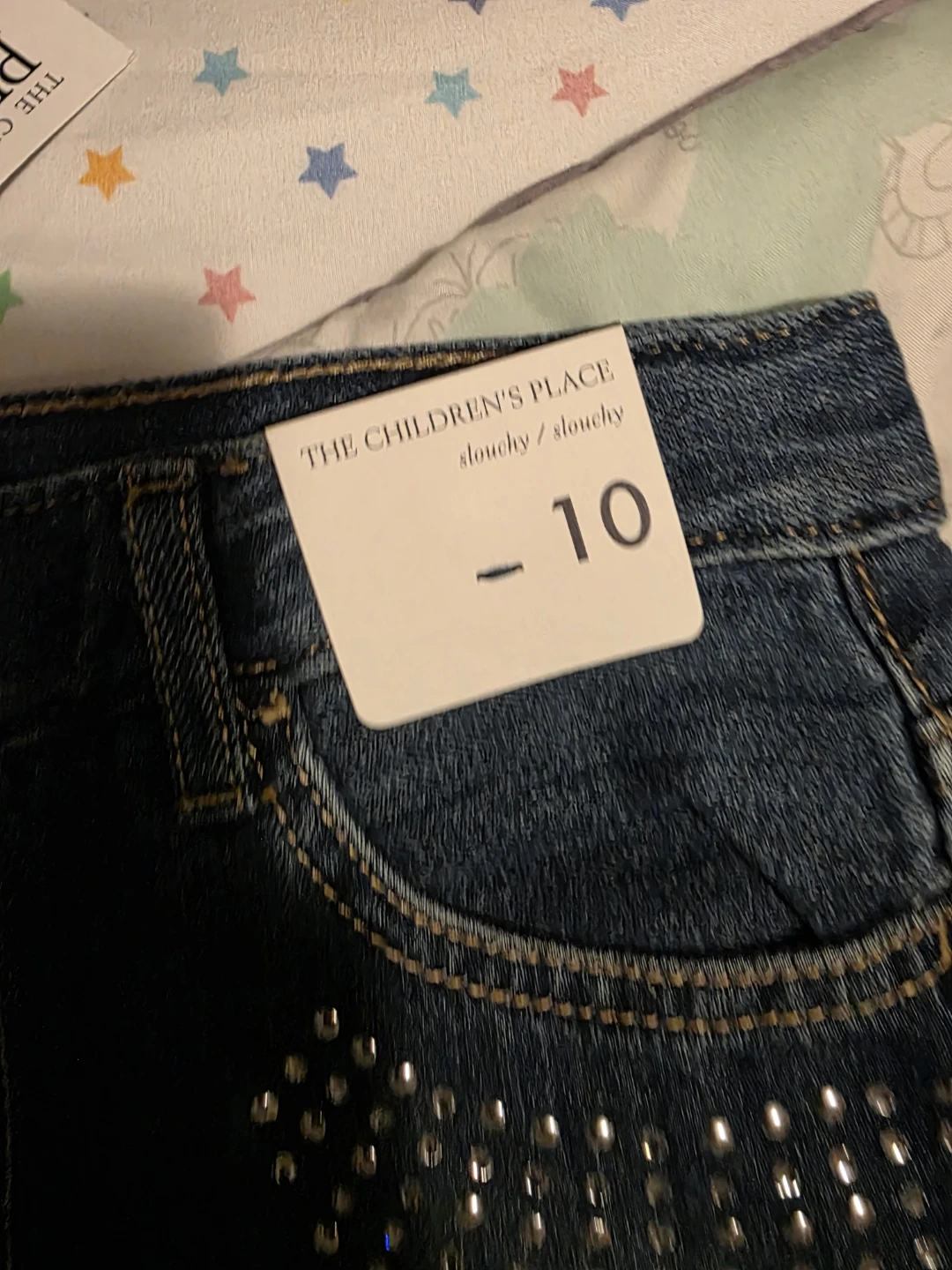 Girls rhinestone jeans - photo 4