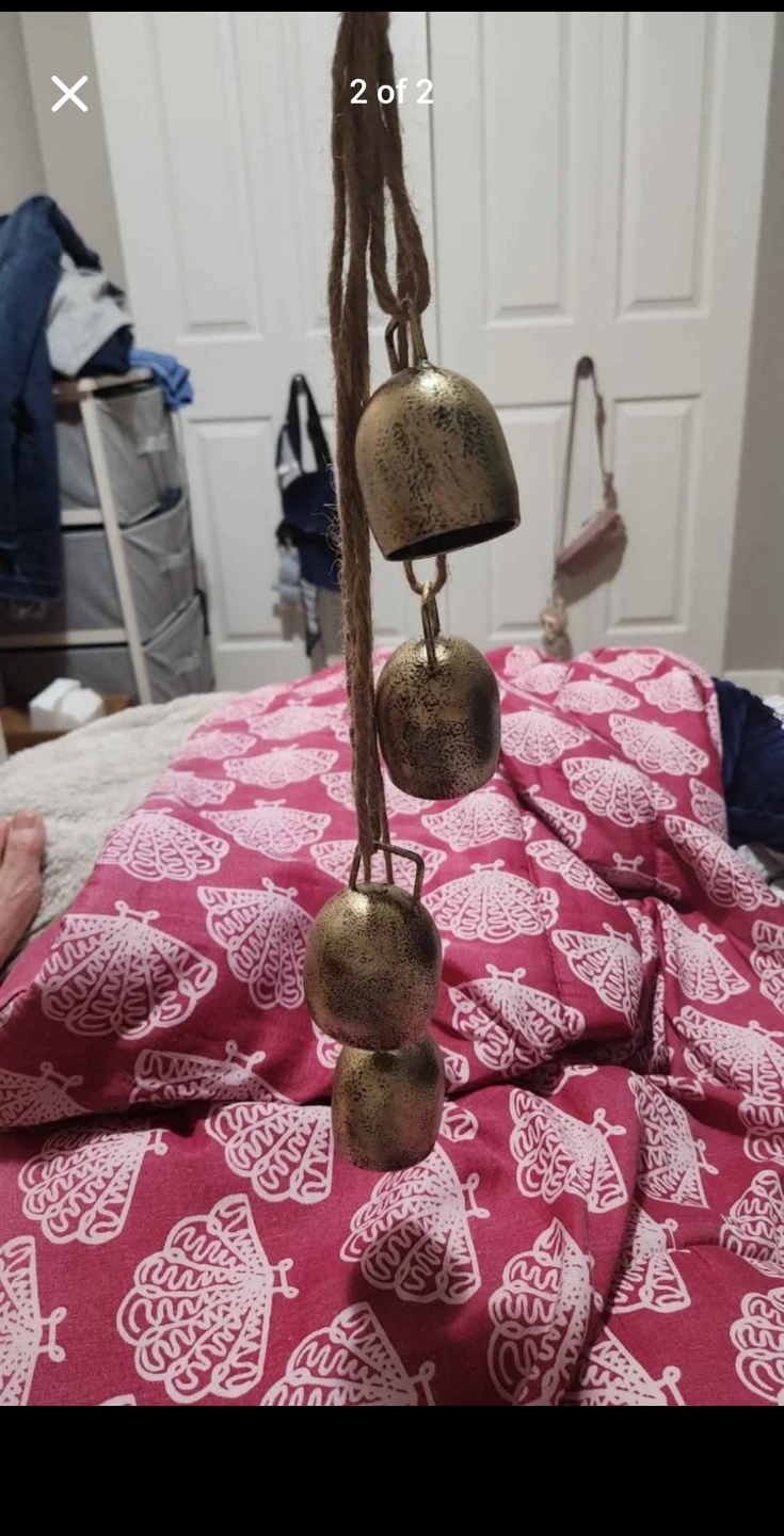 New Rustic Metal Hanging Bells