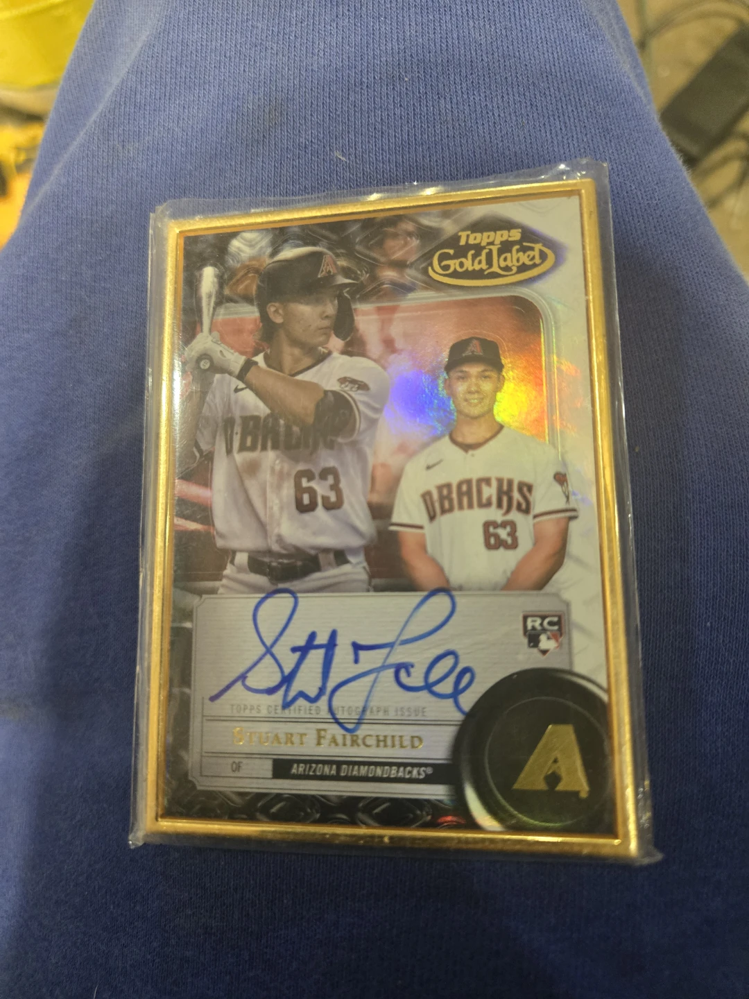 2022 Topps Gold Label Stuart Fairchild Framed Auto RC