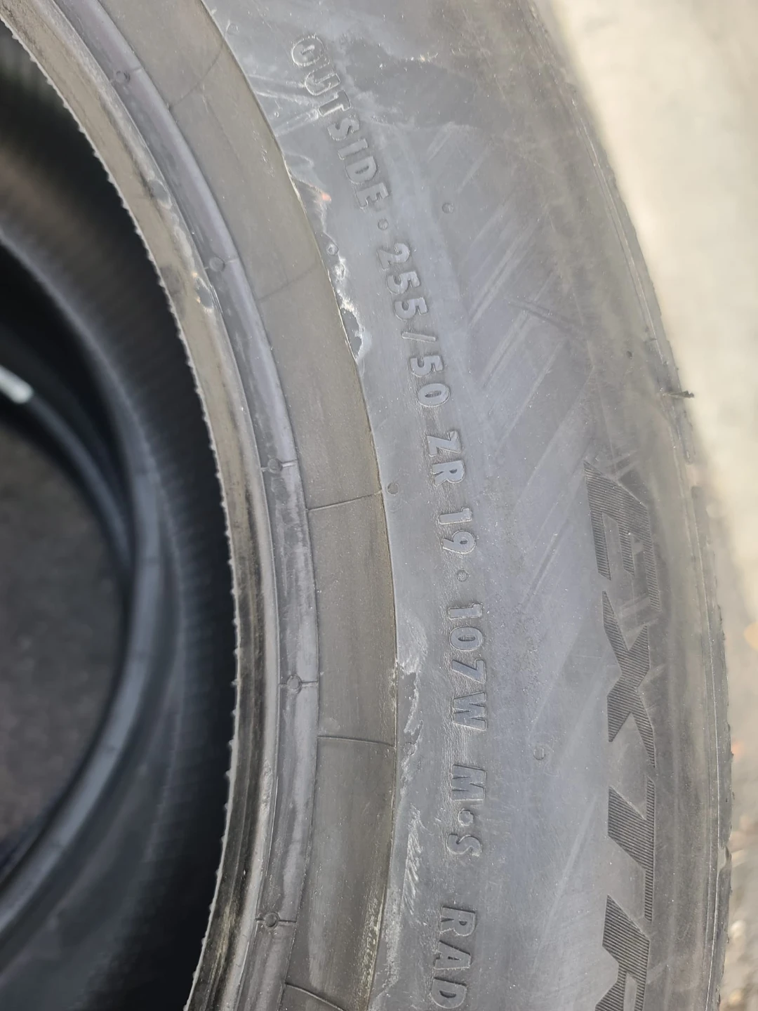 4 new Continental ExtremeContact DWS06 Plus Tires 255/50ZR19 - photo 3