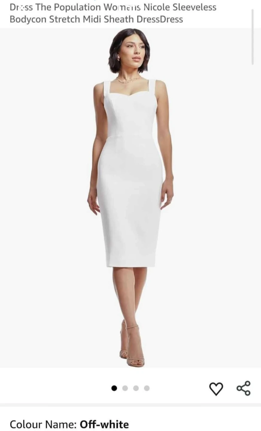 Dress The Population Nicole Midi Dress 🏈