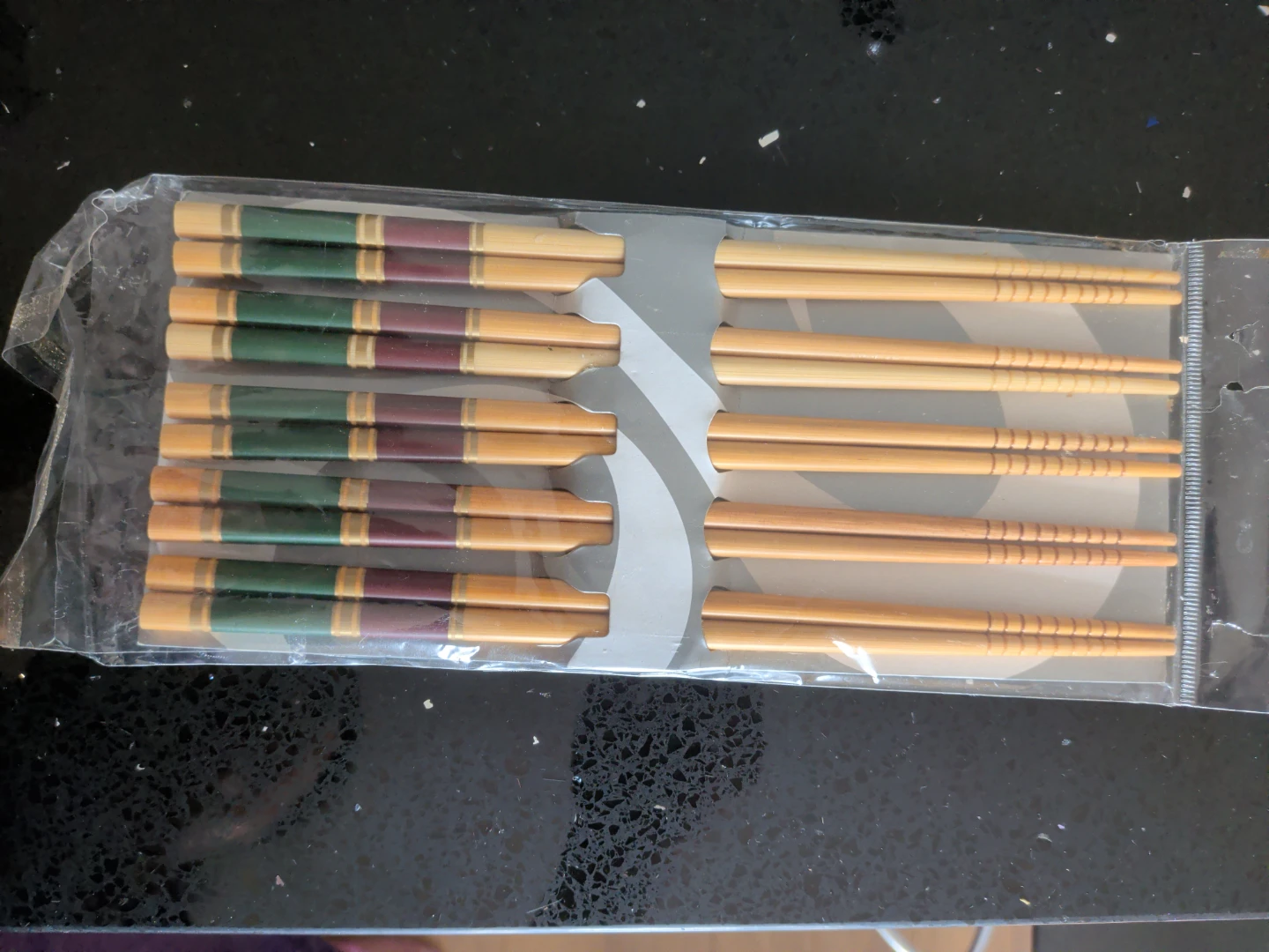 Set of 5 Bamboo Chopsticks