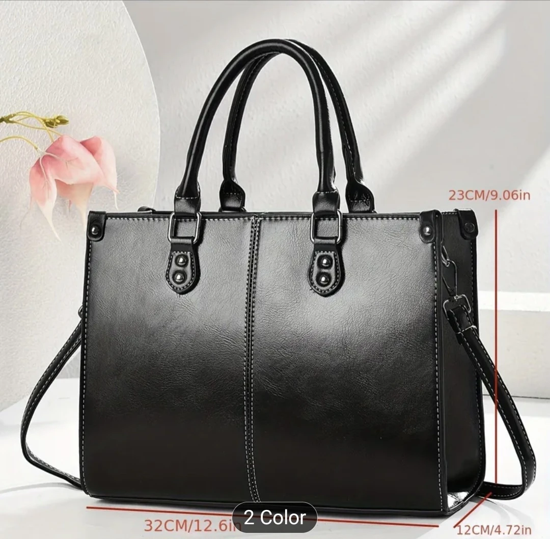 Structured Handbag with Shoulder Strap 🏈 - photo 5