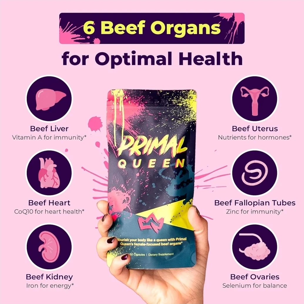 Primal Queen Beef Organ Supplement for Women - photo 4