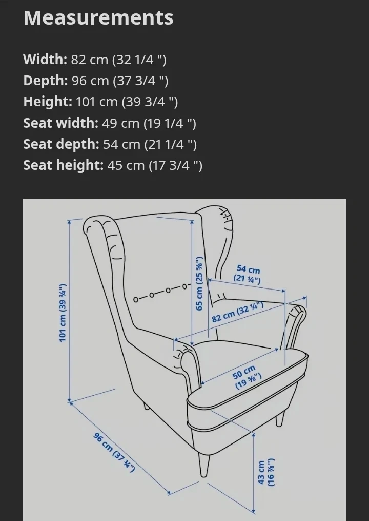 IKEA Strandmon Chair - photo 3