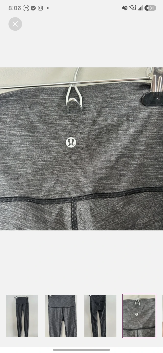 Lululemon Athletica High-Rise Leggings, Size 4 - photo 4
