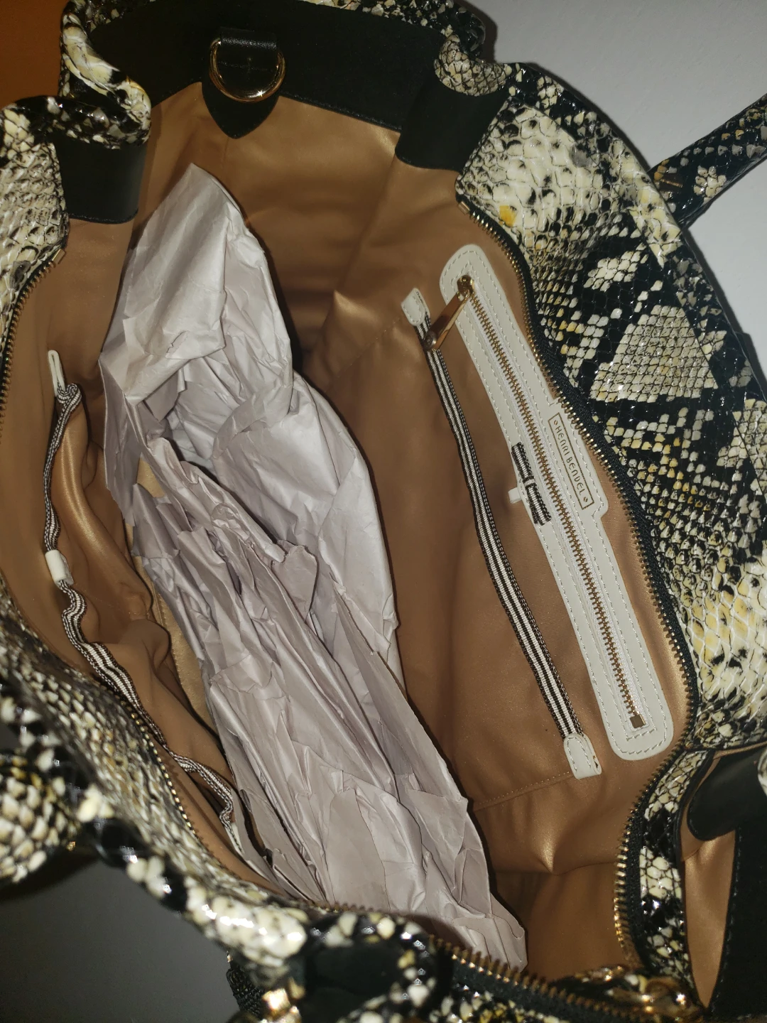 Prada Snakeskin Print Tote Bag - photo 4