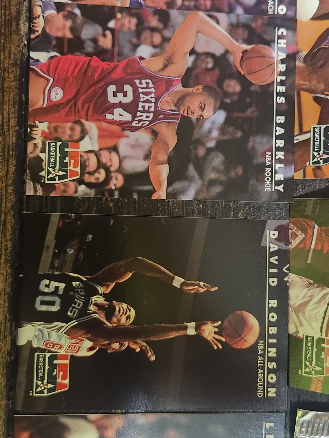 Pack Fresh 1992 SkyBox USA Dream Team 8-Card Lot - photo 4